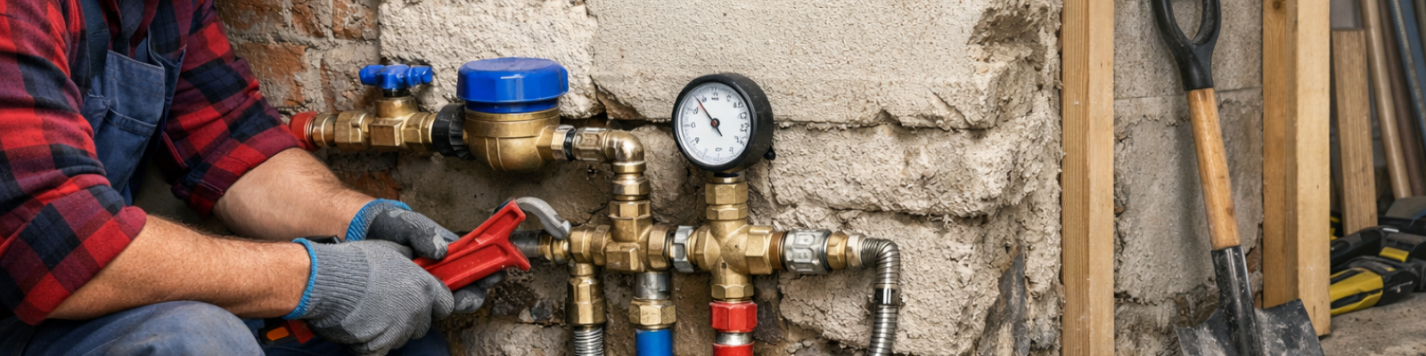 Rekonstrukce domu a řešení vodovodní a kanalizační přípojky